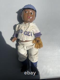 Rare 13 Antique American Composition Allied Grand Jackie Robinson Doll! 18051