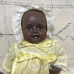 Rare 16 Georgene Averill African American Antique German-Made Bisque Doll