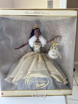 Rare? 2000 Celebration Barbie (African American) Special Edition Doll NEW NIB