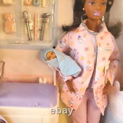 Rare 2003 Happy Family African-American Baby Doctor Barbie Mattel #56727, NRFB