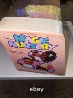 Rare CIB African American Magic Nursery Newborn Doll Mattel New- VG Condition