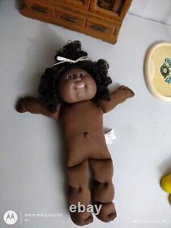 Rare Cabbage Patch Kids Cornsilk African American Girl Coleco Mint 1986 Comple