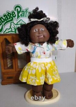 Rare Cabbage Patch Kids Cornsilk African American Girl Coleco Mint 1986 Comple