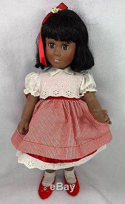 Rare Danbury Mint Talking CHATTY CATHY Porcelain Black African American Doll I80
