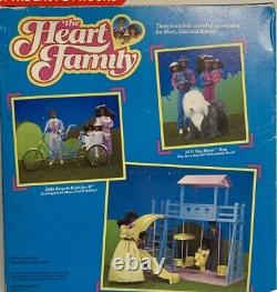 Rare HTF 1985 Mattel The Heart Family Surprise Party African American