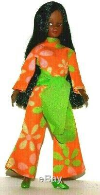 Rare HTF Uneeda African American Triki Miki Dollikin Super HTF Dawn Clone Doll