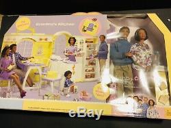 Rare Happy Family AA African American GRANDMA KITCHEN BARBIE Grandpa doll
