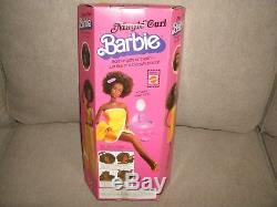 Rare Magic Curl Barbie African American, Black Doll 1981 Classic