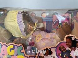 Rare NRFB African American Magic Nursery Newborn Doll Mattel New- Some Box DMG