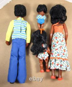 Rare Sunshine Happy Fun Family Dolls Mattel 70s