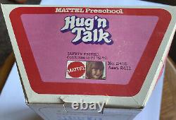 Rare Vintage 1978 Mattel Pre-school Hug'n Talk African American Doll Nib