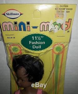 Rare Vintage African American Barbie Clone Mini Mod 11-1/2 Fashion Doll No. B-78
