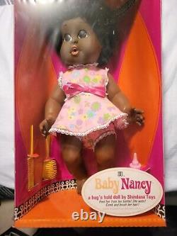 Rare Vintage Baby Nancy Doll African American Shindana Toys 1968 New Sealed