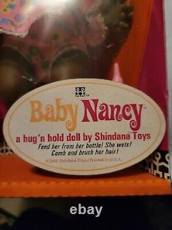 Rare Vintage Baby Nancy Doll African American Shindana Toys 1968 New Sealed