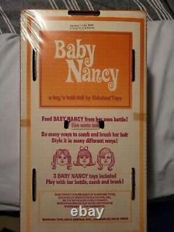 Rare Vintage Baby Nancy Doll African American Shindana Toys 1968 New Sealed