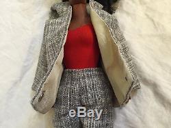 Rare Vintage Barbie Clone African American Doll 1960's Eegee Miss Babette
