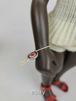 Rare Vintage Sasha Doll CORA, 16 Black Girl Doll, England Box & Tag 4-109