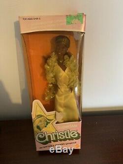 Rare Vintage Superstar Christie Barbie Doll MIB 1976 African American