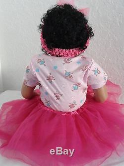 Reborn 19 African American/Ethnic/AA baby girl doll Shyanna-7-10 days
