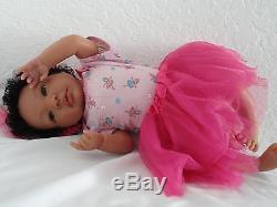 Reborn 19 African American/Ethnic/AA baby girl doll Shyanna-7-10 days