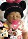 Reborn 19 African American Sleeping Newborn Baby Girl Doll Marlie (Aisha)