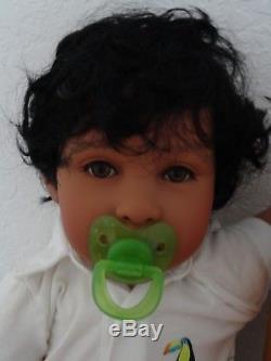 Reborn 22 African American/Ethnic/Biracial/Hispanic Toddler Boy Doll Aaron