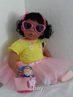 Reborn 22 Ethnic/Hispanic/Biracial/African American Toddler Girl doll Bella