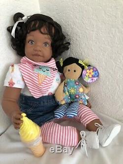 Reborn 22 Ethnic/Hispanic/Biracial/African American Toddler Girl doll Dannika