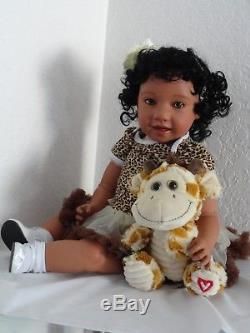 Reborn 22 Ethnic/Hispanic/Biracial/African American Toddler Girl doll Jackie