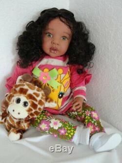 Reborn 22 Ethnic/Hispanic/Biracial/African American Toddler Girl doll Kenyata