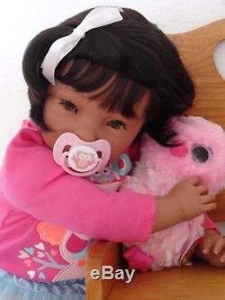 Reborn 22 Ethnic/Hispanic/Biracial/African American Toddler Girl doll Neveah