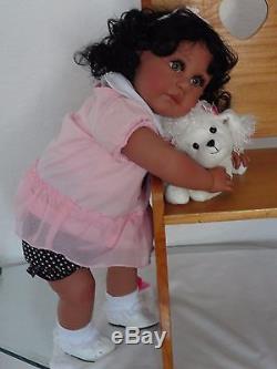 Reborn 22 Ethnic/Hispanic/Biracial/African American Toddler Girl doll Twila