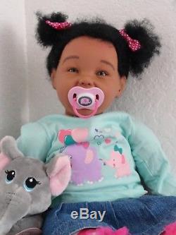 Reborn 22 Toddler Girl Doll Niyah- African American/Biracial/ethnic