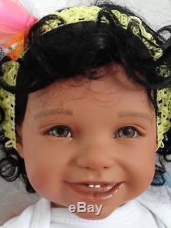 Reborn 22 Toddler Girl Doll Samantha- African American/Biracial/ethnic