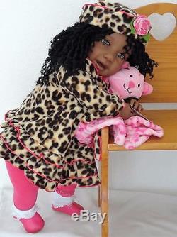 Reborn African American 22 Toddler Girl Doll Jubilee's Wild Side