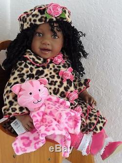 Reborn African American 22 Toddler Girl Doll Jubilee's Wild Side