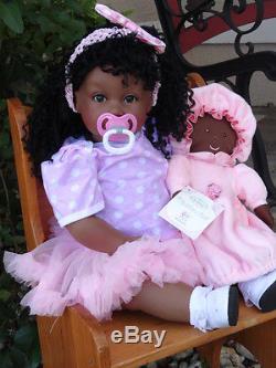 Reborn African American 22 Toddler Girl Doll Zuri-2-3 weeks