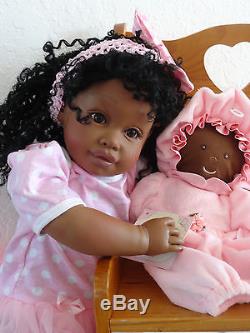 Reborn African American 22 Toddler Girl Doll Zuri-2-3 weeks