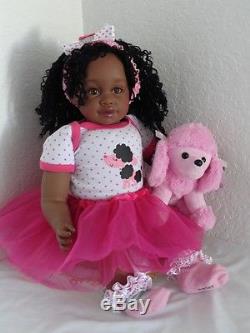 Reborn African American 22 Toddler Girl Doll Zuri and Princess-10 days