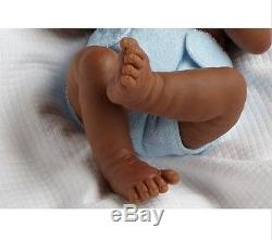 Reborn African American Baby Doll Boy 14 Anatomically Correct Lifelike Male New