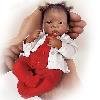 Reborn African American Baby Girl Doll Infant Lifelike Realistic Posable Black