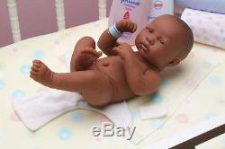 Reborn African American Doll Baby Boy Black Lifelike Anatomically Correct Dolls