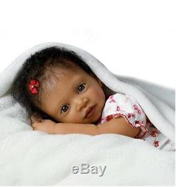 Reborn Baby African American 19 Inch Biracial Girl