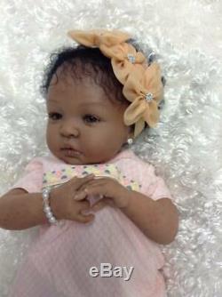 Reborn Baby African American Shyann by Aleina Peterson Belly Plate W. W. Ones