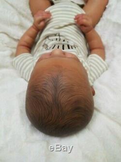 Reborn Baby Boy Evyn Realborn Evelyn Bountiful Baby AA Ethnic Realistic Doll