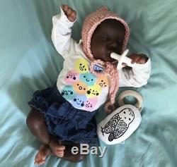 Reborn Baby DollLevi By Bonnie BrownAA EthnicGorgeous Dark Skin
