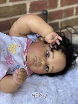 Reborn Baby Doll 3 Months Old AA Biracial