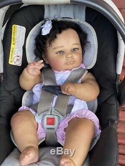 Reborn Baby Doll 3 Months Old AA Biracial