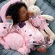 Reborn Baby Doll Black 17 Inch Realistic Real Life Newborn African American