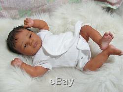 Reborn Baby Doll Ethnic Aa Biracial Girl